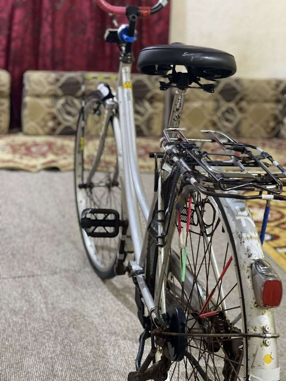 سلام عليكم بايسكل ياباني مديل 2018 المكان كرمه علي شارع النفط السعر :70 وبي مجال ***********
