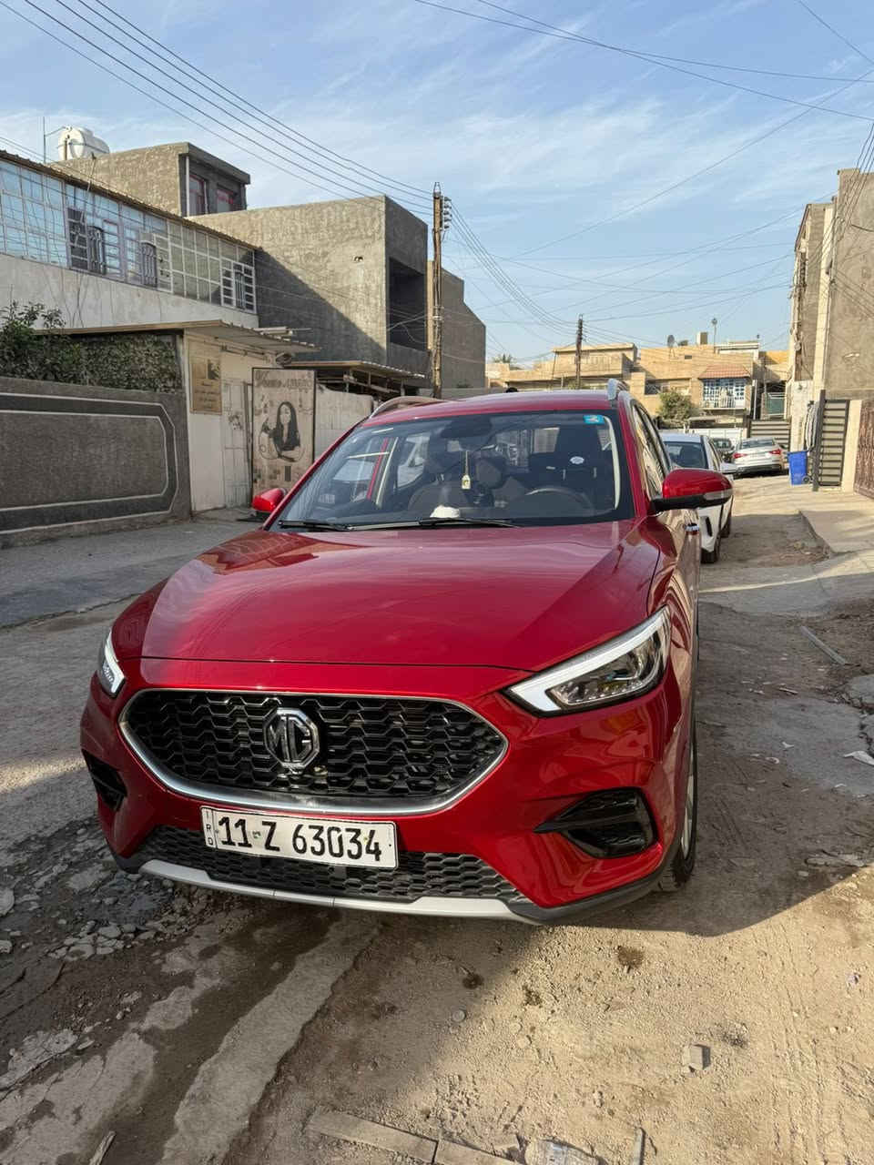 ام جي ZS مديل 2025 ماشية 10 الف السياره جديده المكان السياره بغداد حي الاعلام ***********
