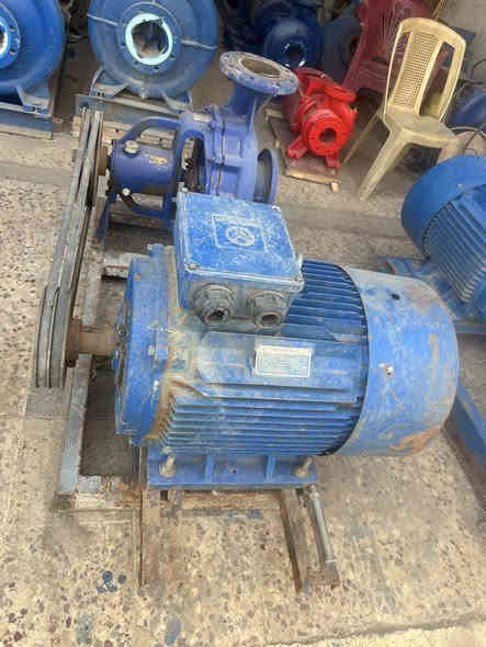 للبيع ماطور كهربائي 75 احصان مستعمل ملفوف معه مضخه 5X6 ضغط عالي هيت 57 السعر مليون 650 وبي مجال العنوان سامراء رقم هاتف 📞 ***********
