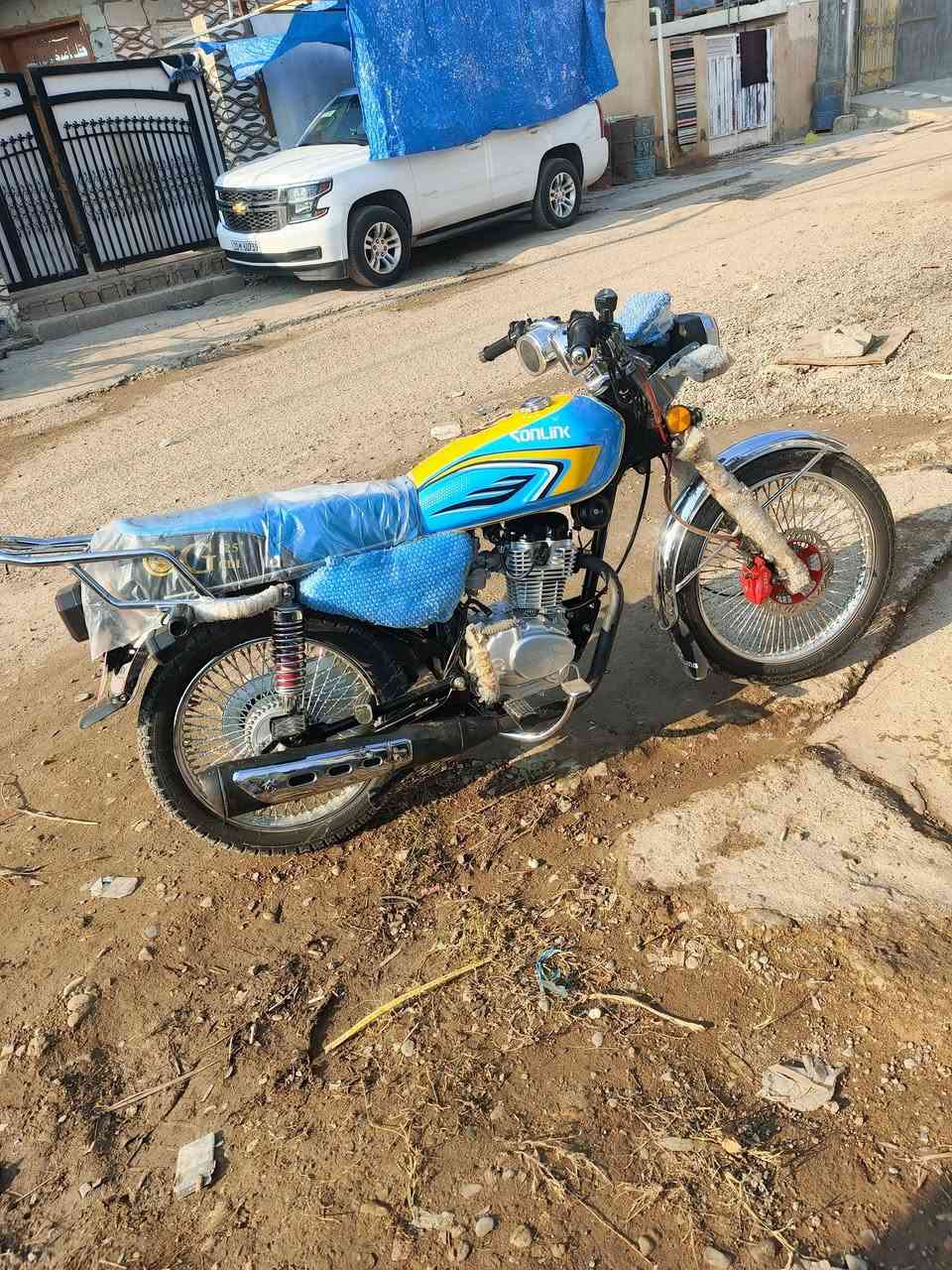 تايكر موديل 25 اوراق كامله
دراجه كفاله مجنبزه حلوه فقط دشبول يخربط 
لسعر 750 وبيه مجال مكاني الخالص ***********
