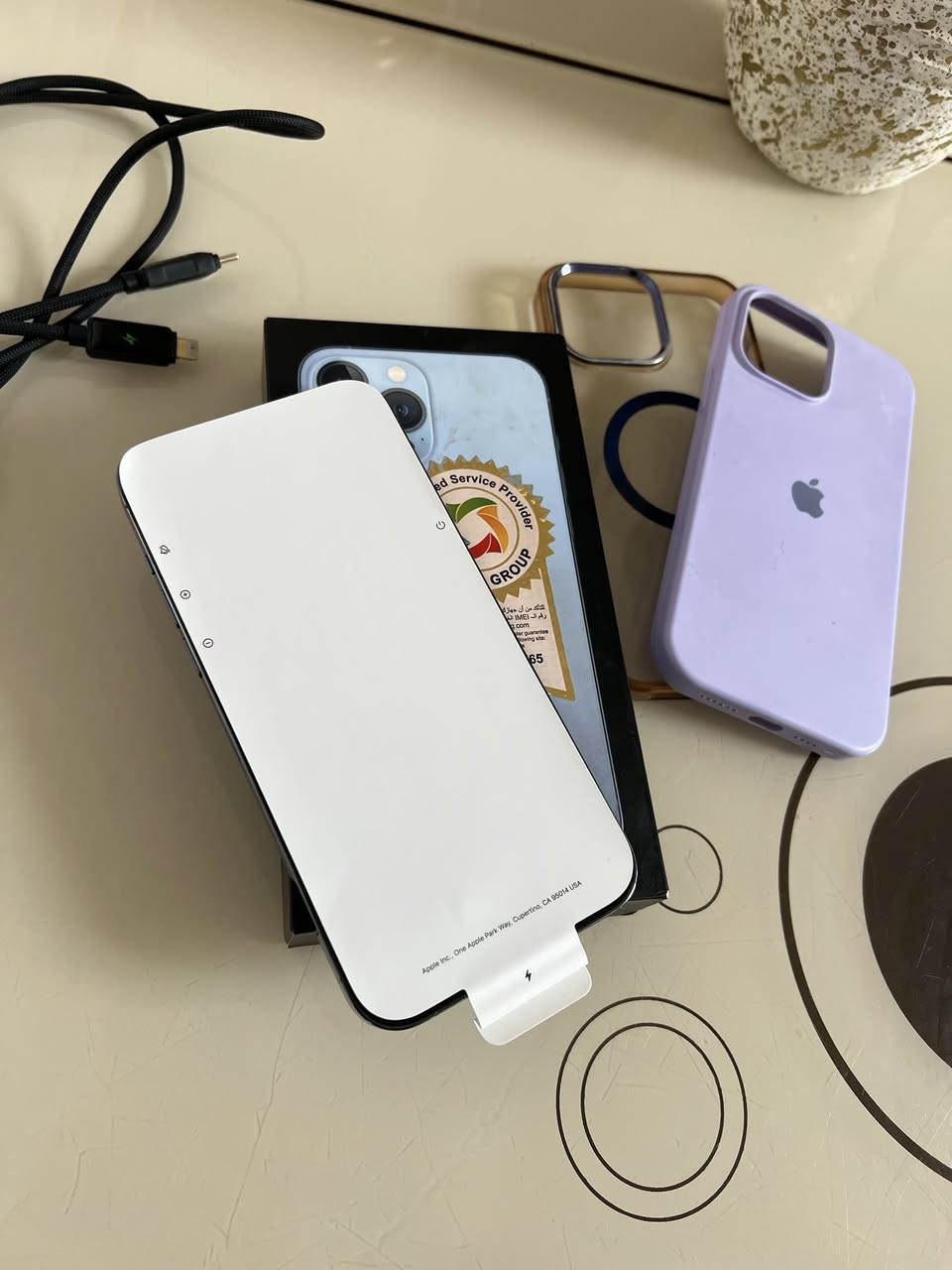 13برو ماكس ماستر شرق أوسط AAA نموذج M بلادي مامفتوح وتر بروف أخذته عل ايدي كامل ملحقات كارتون مطابق وكيبل نضيف جدا كفاله عامة ذاكرة 256 بطارية 86 السعر 800 وبي مجال كلش قليل ضمان سبوع اي خلل يرجع مكاني بغداد المدائن
ملاحظة السوك متروس أمريكي صعب تلكة ماستر ومال بيت


**إذا كنت صاحب هذا الإعلان وتريد حذفه لأي سبب، رجاءا أرسل رسالة إلى الدعم الفني**