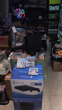 بلي4 فات مستخدم نظافة فوول ذاكرة 500 جيجا جوستك اصلي واحد مع جوستك إضا...