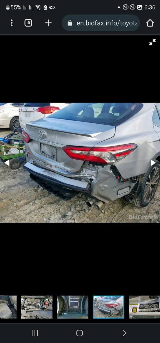 كامري 2018 رقم بغداد باسمي حادث خلفي بدون ايرباك ماشية 110 الف ميل فئة se المكان كوت السعر 168 
*********** دهل اوران, واسط
