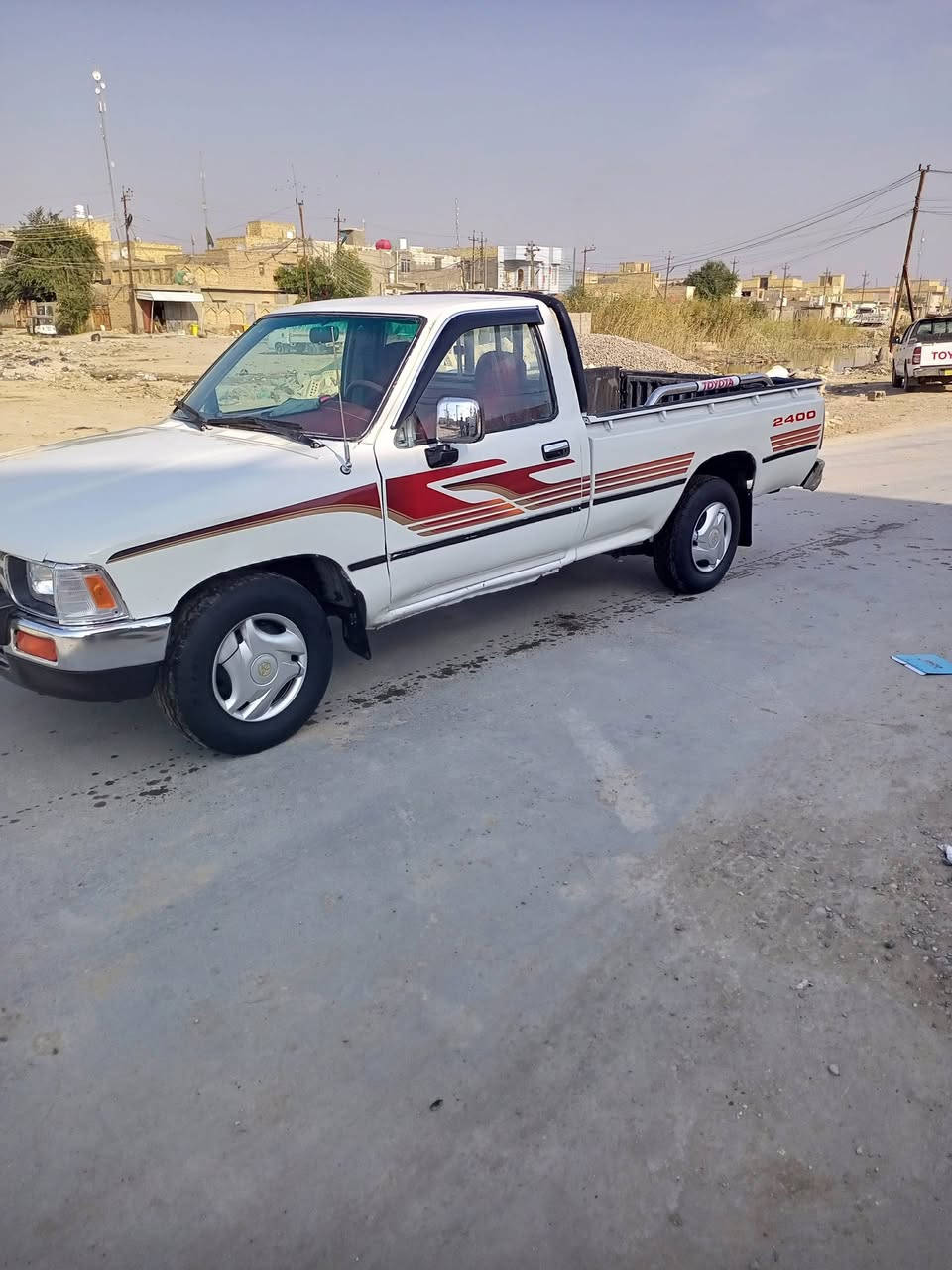 للبيع بيكم تيوته موديل 96 رقم بصره تحويل  ثاني يوم مكينة كير حداديه كهربائية ودوشمه جديده تخم تاير باور ستيرن داخل احمر  سياره جاهز مكان الناصريه قضاء الرفاعي رقم الهاتف ***********. ***********  سعر 30
