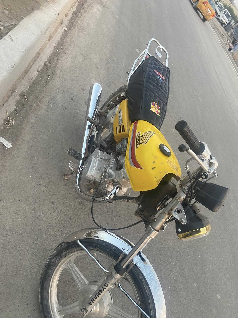 سلام عليكم دراجه للبيع مكفوله الدراجه تعمير جديد مديل 2019مامفتوحه مكاني بغداد الكمالي قرب المشتل  رقم الهاتف ***********
