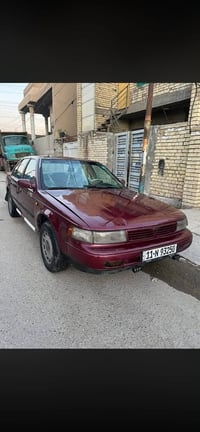 نيسان مكسيما 1993 ياباني سيارة سبورت تكمه رقم بغداد انكليزي باسمي مكين...