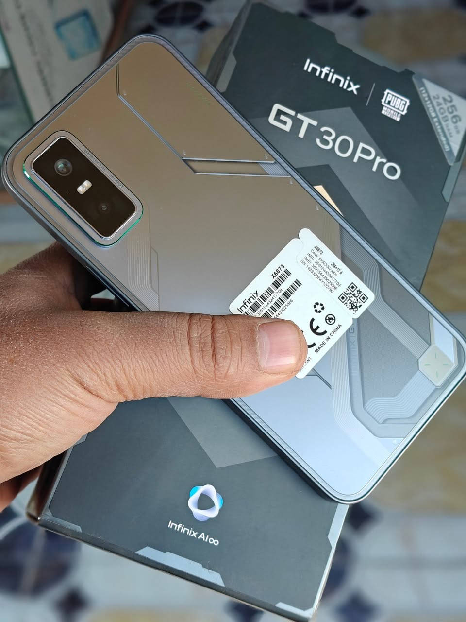 السلام عليكم 
انفنكس جيتي 30 بروا مستخدم 
ذاكره 256/24 كيكه نظيف جدا ومكفول وكامل ملحقاته الاصليه ظمان حقيقي من المكتب 3 أيام من أي خلل أو صيانه 
مكان المكتب بابل يوجد توصيل محافظات 
السعر مع التوصيل 300 الف سعر ثابت 
***********
