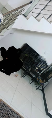 ميز طعام 6كرسي ممتاز بدون خدش معروض ب100