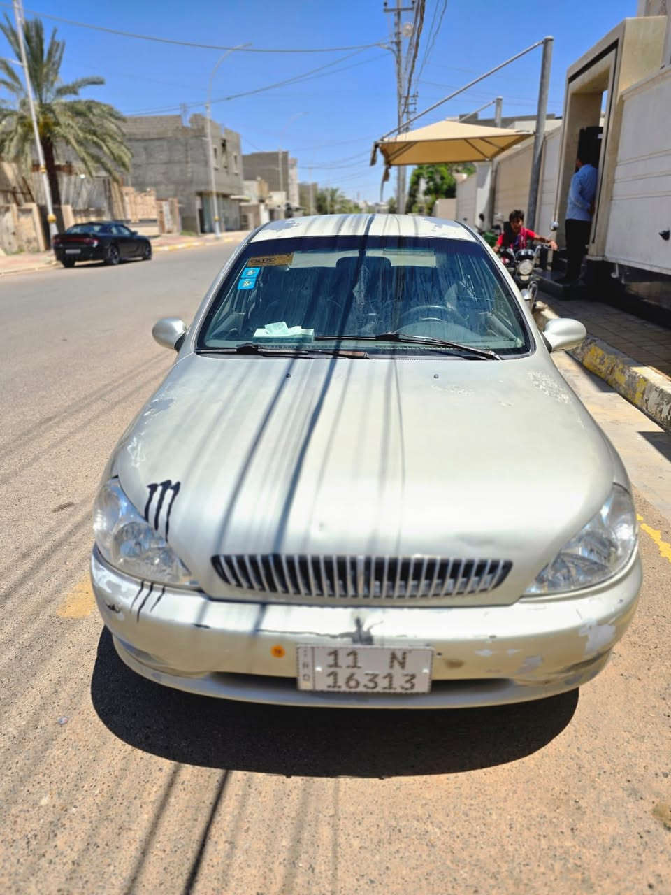 كيا ريو موديل ٢٠٠٠ كير عادي رقم بغداد باسمي رقم الجديد مكاني بالرمادي سعره ٣٣ وبيه مجال تلفوني ***********
