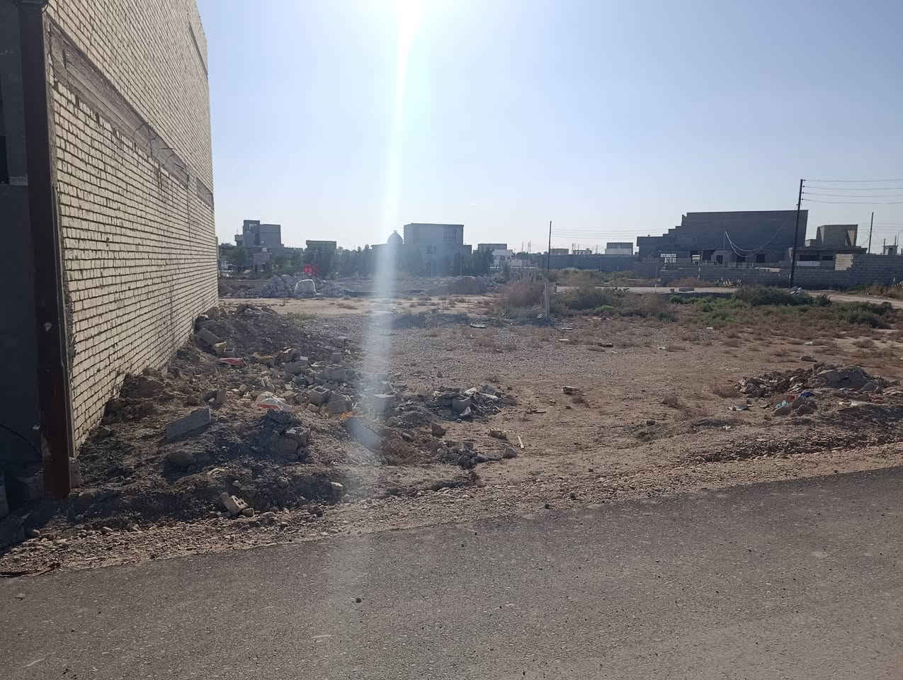 أرض للبيع
المساحه ١٥٠ م 
خدمات كامله كهرباء مي تبليط 
العنوان زراعي شهداء 
السعر ٣٥ وبيه مجال بسيط 
للاستفسار الاتصال ***********
