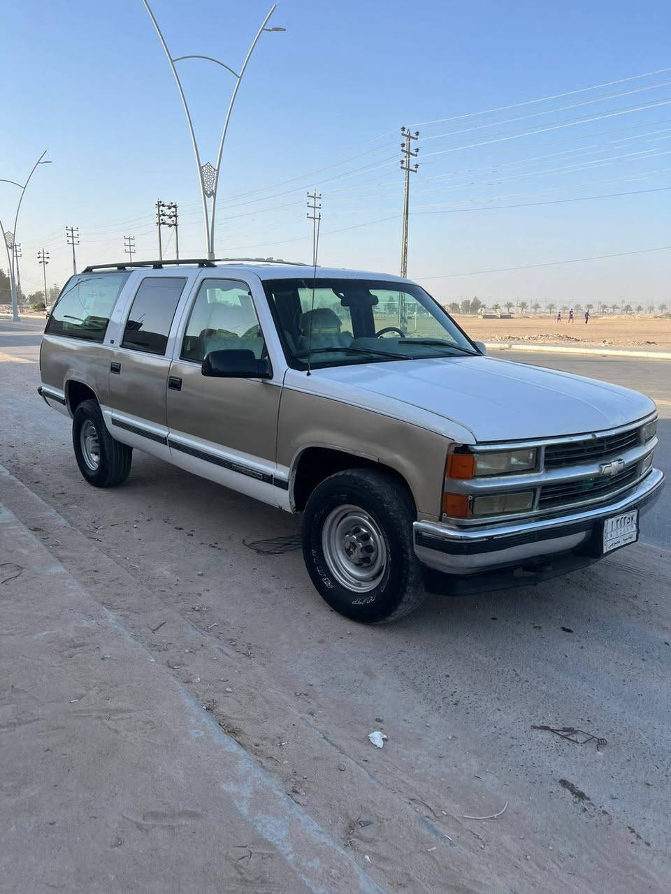 السلام عليكم
شوفرليت بهبهان فحل 8 برغي مديل 1995 مكفوله من الضربه ولكص مصبوغه جماليه فقط
محرك 454 كير 1000 واكسن شرط كلش جدد حداده 100 بل100 دواخل انضاف تخم تاير برجستن جديد كهربايات عامه شغاله بديها نضيف سياره جاهزه
 السعر 36 رقم قادسيه مشروع وطني تحول ثاني يوم العنوان البصره الهاتف ***********
