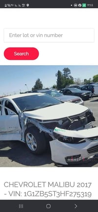 للبيع ماليبو موديل ٢٠١٧ رقم أربيل دولي حادثها موضح بالمنشور تحويل مباش...