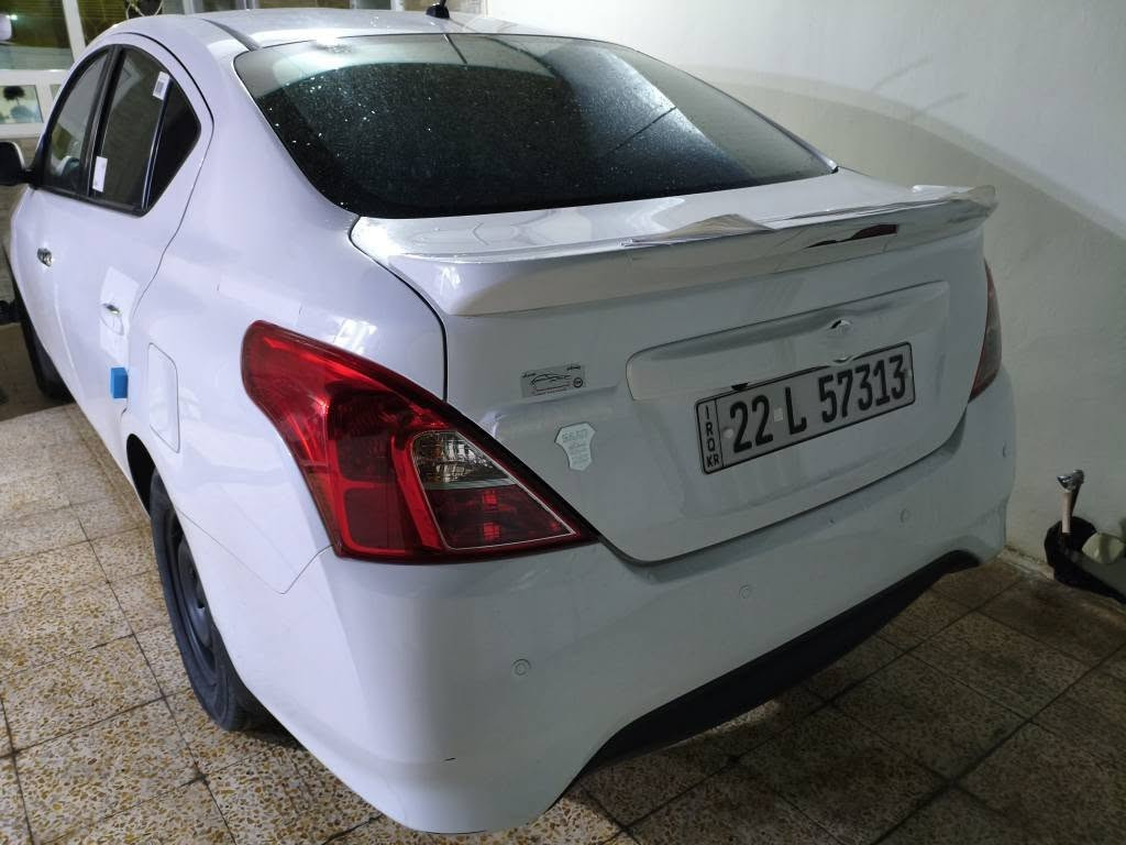 نيسان صني موديل ٢٠٢٠ بليتة زرگة
ماشية ٨٠ الف 
سيارة جديدة
سنوية لحد ٢٠٣٠ 
هزة جديد
ورقة الفحص موجودة بلصور 
تبريد تدفئة 
كهربائيات
شاشة كامرة
كاعية جلد 
يدات نيكل 
مراية شفط 
السعر ١١٠ وبي مجال قليل 
*********** كركوك, العراق
