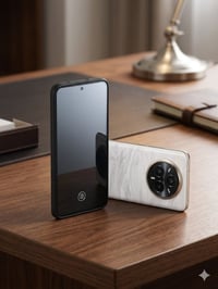 Realme 14 White لون أبيض مميز يتغير عند ملامسة الماء ويعطي شكلاً فخماً...