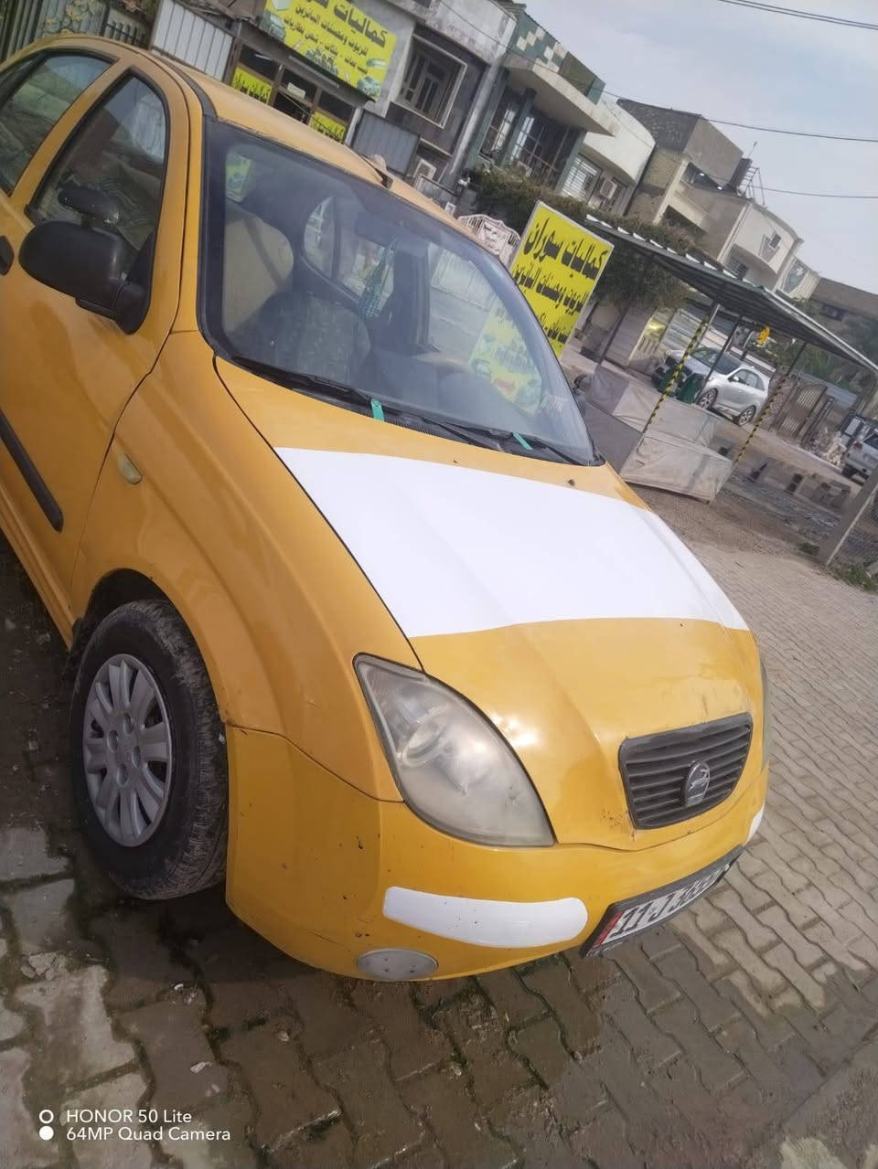 سلام عليكم طيبه مديل 15بسمي مصفرهه هيئه وغرامات وداخله هزه شواصي كفاله وكشر كدامك مكينه وكير جدد تخم تاير وصدر جديد سعر 37وبيهه مجال مكان بغداد رقم ***********
