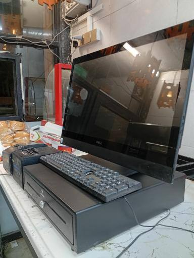 كاشير كامل دل  مع نضام سبيدو للمطاعم طابعات عدد 2  مكاني نجف الاستفسار رقم ***********2
