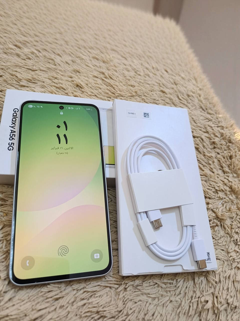 سامسونك A56 مفتوح من كارتون فقط
محلقات بعدها ممفتوحه 
​الذاكرة 256 انتبه رام عشوائيه 12 + 12 مو 8 
مكاني بغداد حي الاعلام او بياع 
‏السعر 450 او مراوس حسب قناعه ماعندي توصيل
‏تواصل على واتساب ***********
‏
