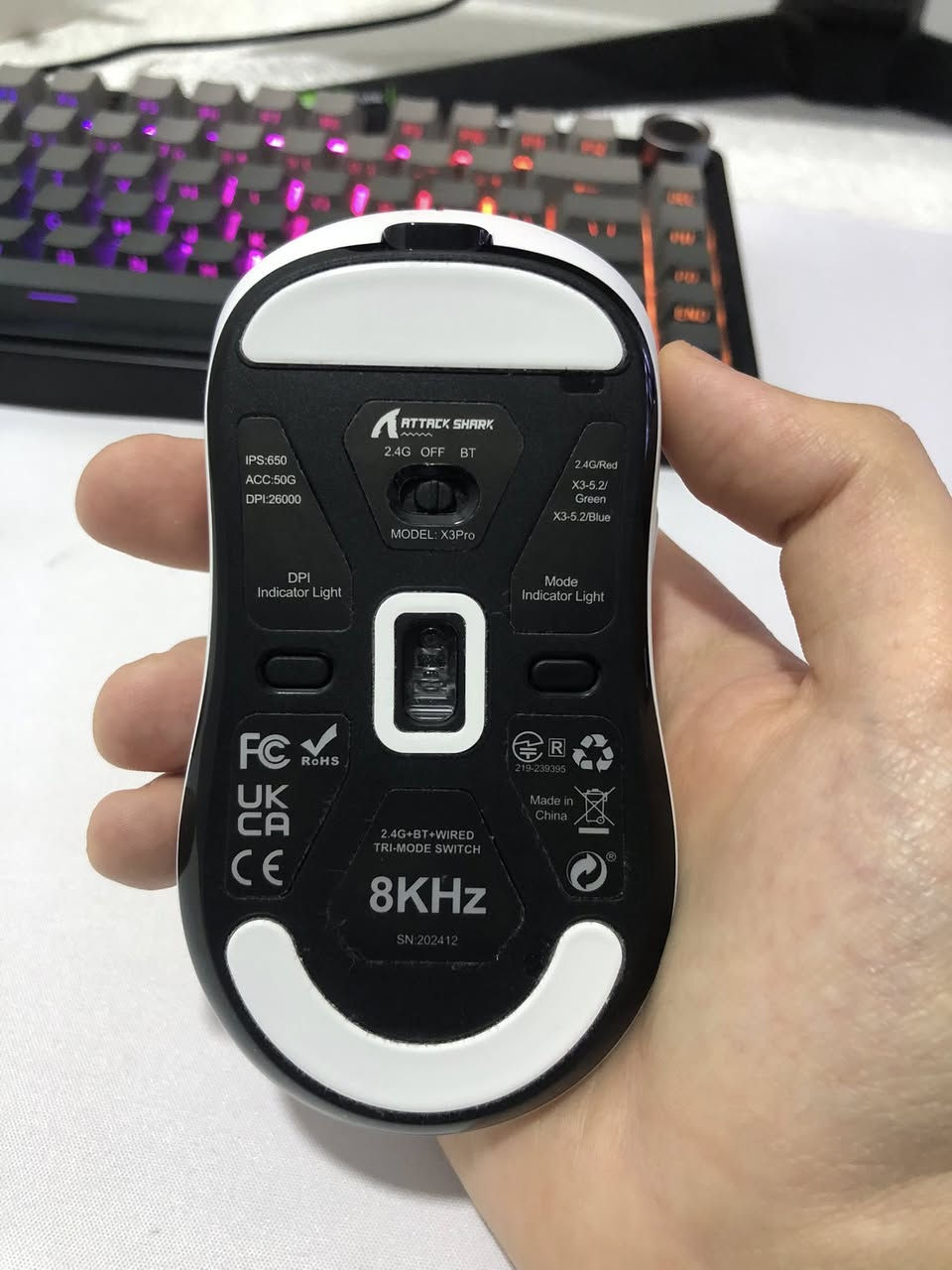 السلام عليكم شبابنا
ماوس اتاك شارك x3pro النسخه الخاصه (مو نسخة الدنگل القديمه) 
هاي النسخه تجي رسيڤر 
جديد كلش مثل ما موضح واستخدام كلش قليل 
سعره ٥٠ الف


**إذا كنت صاحب هذا الإعلان وتريد حذفه لأي سبب، رجاءا أرسل رسالة إلى الدعم الفني**