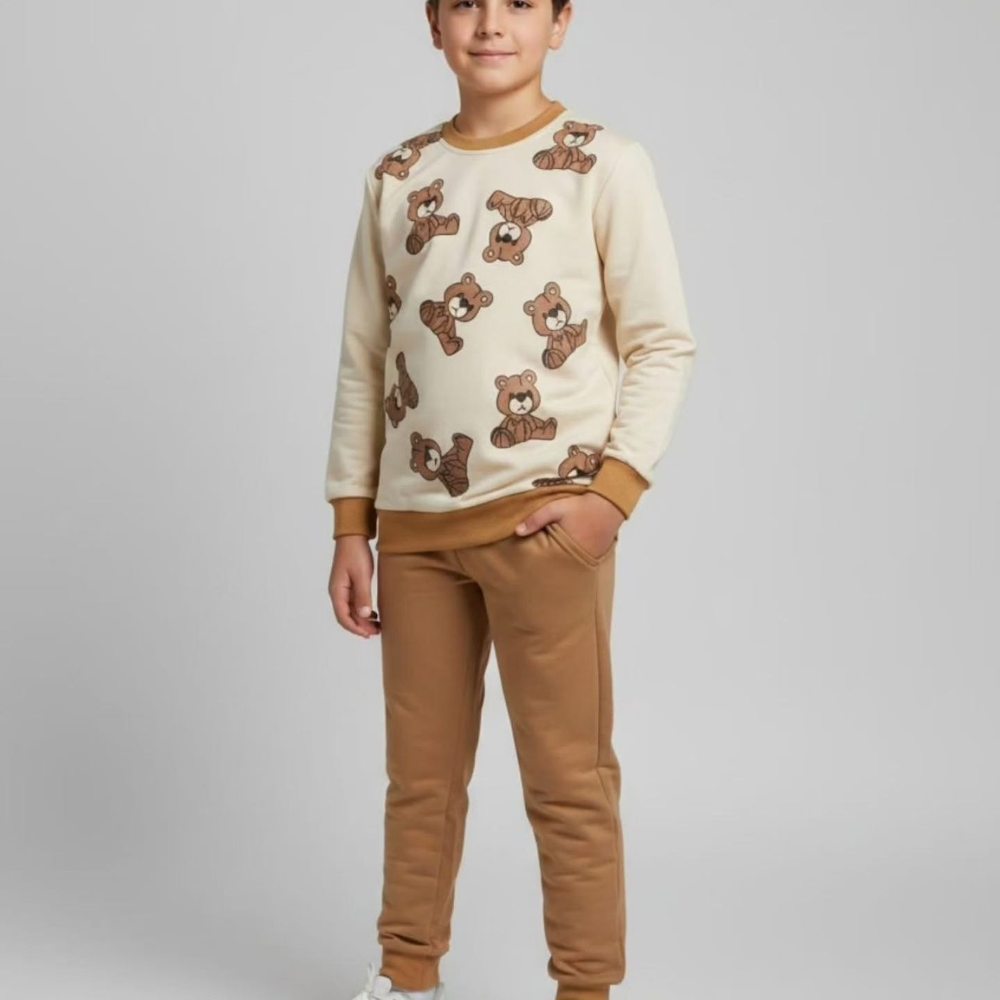 🚨 جملة فقط  🚨
تراك ولادي وبناتي  بهاري.  
سعر الدرزن 36 الف  
📌لا يوجد مفرد.   
  قياسات من 2 الى 8 سنة 
5الوان.          
الدرزن 12 قطعة 
يوجد  توصيل جميع المحافظات 
للتواصل واتساب  📞 ***********
تلغرام  https://t.me/AAHAD13
