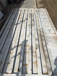 باب  تكمه طول ٥متر رتفاع ٢متر سلايت عوزه بس صبغ جديد لباب قيم بل يرضي ...