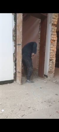 احنه كادر كامل قلع ارضيات تكشير جدران تفليش نفتح فتحة باب شباج هذا رقم...