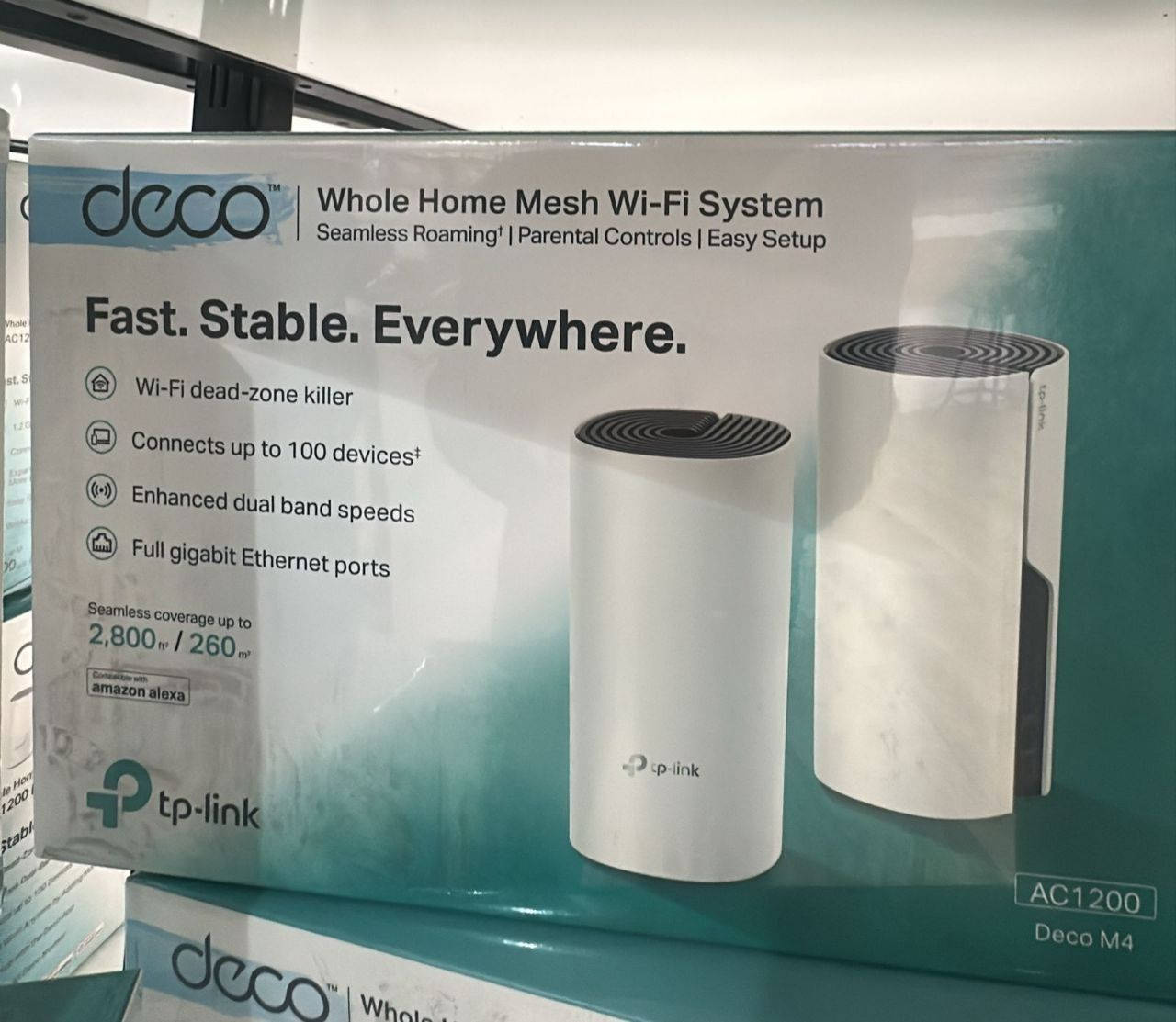 اسعار راوترات ديكو

🔰deco e4 2p ..…..
🔰deco e4 3p ..…..
🔰deco m4 2p ..…..
🔰deco m4 3p .
🔰deco s7 2p ...
🔰deco s7 3p...
للاستفسار مراسلة الصفحه 
يتوفر توصيل  لكل لمحافظات


**إذا كنت صاحب هذا الإعلان وتريد حذفه لأي سبب، رجاءا أرسل رسالة إلى الدعم الفني**