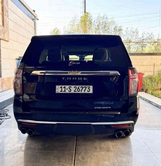 تاهو 2023 بريمير فول مواصفات (خـليـجـي)
‏‎ لون اسود وكالة المنصور بعدها بالضمان ماشيه 34 الف كيلو
مغلفه PPF بالكامل مكفوله من كلشي بيها فقط رصعتين بالجاملغ الخلفي

مواصفات:
‏‎داتا شو 
‏‎رادار جانبي Blind Spot
‏‎رادار امامي مانع تصادم 
‏‎رادار خلفي مانع تصادم
‏‎خمس كامرات 
‏‎كشنات تبريد تدفئه خزن وكهرباء 
‏‎كشن رجاج تحذير 
‏‎جنطه كهرباء 
‏‎شاشات خلفيه 
‏‎ستيرن كهرباء 
‏‎بانوراما
‏‎كيجات شاشة الكتروني 
‏‎دوسات كهرباء  
‏‎فور ويل 
‏‎جكات
‏‎شاحن واير ليس
ثلاجه
رقم بغداد جديد
‏‎محرك ٨ سلندر ٥٣٠٠
‏‎كير ١٠ نمر 

‏‎مكفوله بشرط الفحص حتى الدعاميات
‏‎بدون تبديل بدون صبغ بدون رمل  
‏‎
‏‎مكان السياره بغداد شارع فلسطين
السعر 59,500 دولار
رقم الهاتف للتواصل  ***********
