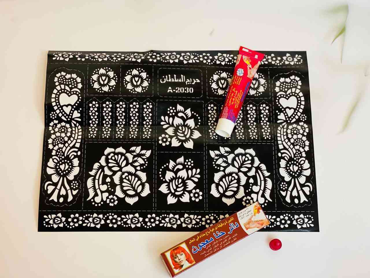 ✨ دالر الحنا الأصيل – أسود وأحمر ✨
✅ يترك خطوط ونقشات واضحة وجميلة على اليدين
✅ ألوان ثابتة وطويلة المدة
✅ مناسب لكل أنواع الجلد
✅ يأتي مع أفكار نقشات كفوف مختلفة لتصاميم احترافية

💫 اختاري رسمة اليوم وكوني مميزة بين صديقاتك!


**إذا كنت صاحب هذا الإعلان وتريد حذفه لأي سبب، رجاءا أرسل رسالة إلى الدعم الفني**