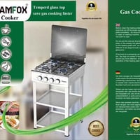 طباخ غازي • داموفكس • ستيل مقاوم للصدأ