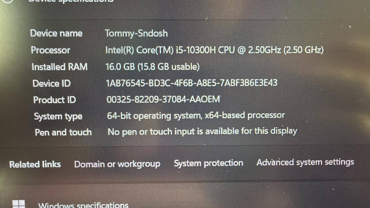 السلام عليكم
لابتوبي للبيع Asus Tuf Gaming F15
السبب وصيت تجميعه
اشتريته قبل اربع سنين مايشكي من شي ابدا ولا يوم وديته صيانه ولا بدلتله قطع
فقط اشتريتلة تخزين داخلي وخارجي لان احتاجيت مساحة
وجنت اوديه علمود تنظيف الفانات لان تعرفون جونا شلونة
اللابتوب مثل الورد مابي اي مشكلة تقنية ابدا
بس حرف ال S و A جنت انظفهم وانكسر الغلاف البلاستيكي بس هم يشتغلون عادي
للتواصل بلخاص
بلنسبة للسعر اني اشتريته ب 800$ هو خاص بالالعاب
ف راح اشوف العرض الي يجيني اقوى ابيعه بس مو اقل من 500$
واللابتوب نظيف كلش ومابي اي عيب وسبب البيع فقط لان داجيب تجميعه
وشكرا


**إذا كنت صاحب هذا الإعلان وتريد حذفه لأي سبب، رجاءا أرسل رسالة إلى الدعم الفني**