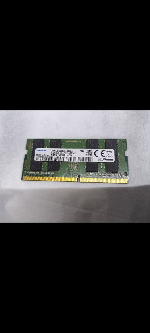 💾 هاردات Samsung SSD
✅ سعات 256GB و 512GB
⚡ سرعة وأداء عالي للابتوب والكمبيوتر
🚀 متوفر جميع أنواع رامات اللابتوب
DDR3 / DDR4 / DDR5
بأحجام مختلفة حسب طلبك ✅


**إذا كنت صاحب هذا الإعلان وتريد حذفه لأي سبب، رجاءا أرسل رسالة إلى الدعم الفني**