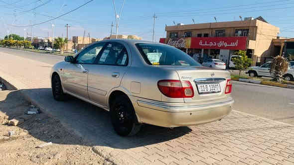 سلام عليكم للبيع 
نيسان سني 
موديل 2002
المواصفات⬇️
الون ذهبي 
محرك اسود
گير اوتماتيك بلاد
كلين كفاله عامه بس بيها شبر بل دوسه السايق
تدفئه تبريد 
رقم بغداد الجديد دولي  بسمي 
جام كهرباء 
كهربائيات حداده صدر كلها بلادي 
داخل ملكي مطعم بصاج 
بردات سلايد بل بطانه 
تخم تاير جديد 
وسبير ما نازل ابد.
السياره احلى من الصوره 
للاستفسار الاتصال 
***********
***********
سيد محمد المولى
@highlight
