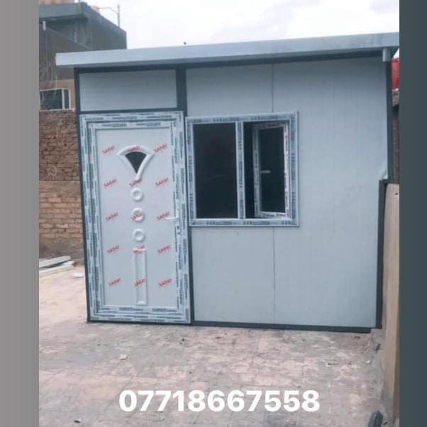 مستعدون لتجهيزكم بكافة اعمال السندويش بنل والحدادة العامة وبناء المشتملات والبيوت من السندويش بنل 🏫
سعر المتر كرستة وعمل 25 الف 
يشمل الابواب والشبابيك
ايضا يشمل كهربائيات درجة اولى 
مع عمل جميع الفنشات 
يوجد لدينا سندويش ضد الحريق 🔥💯
سعر المتر كرستة وعمل 35الف
ايضا يشمل الابواب والشبابيك 
وايضا كهرباىيات درجة اولى تركي
يوجد لدينا كادر محافضات 
لمراسلة الصفحة الاتصال على الرقم *********** يوجد واتساب📱
