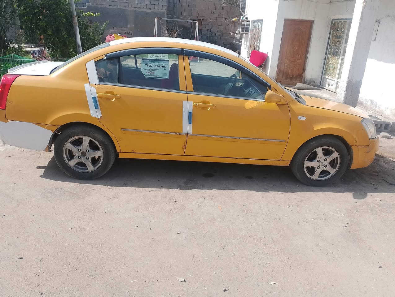 سلام عليكم شيري اي5 مديل 2011
مصفره هيئه وغرامات مكينه وكير كفاله رقم نكليزي سنويه 2028 تنتهي
كهربائيات كلهه شغاله غرفه حلوه مكفوله من الضربه  بيه خياس خمس اصابع  موضح  بالصوره مكاني بصره ابو الخصيب السعر 37 وبيه مجال حك الجيه ‏‪0773 423 1451‬‏
