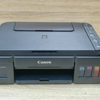 طابعة كانون موديل G3410 مستعمل بحالة ممتازة باحبار خارجية تطبع 6000 مل...