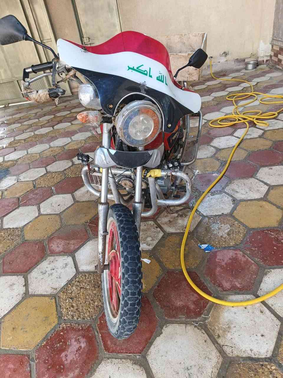 سلام عليكم كلعام ونتم بخير وصحة وسلامه دراجه لبيع مديل    ‏‪***********‬‏ 23 كفاله عامه المكان الناصريه  الرقم
