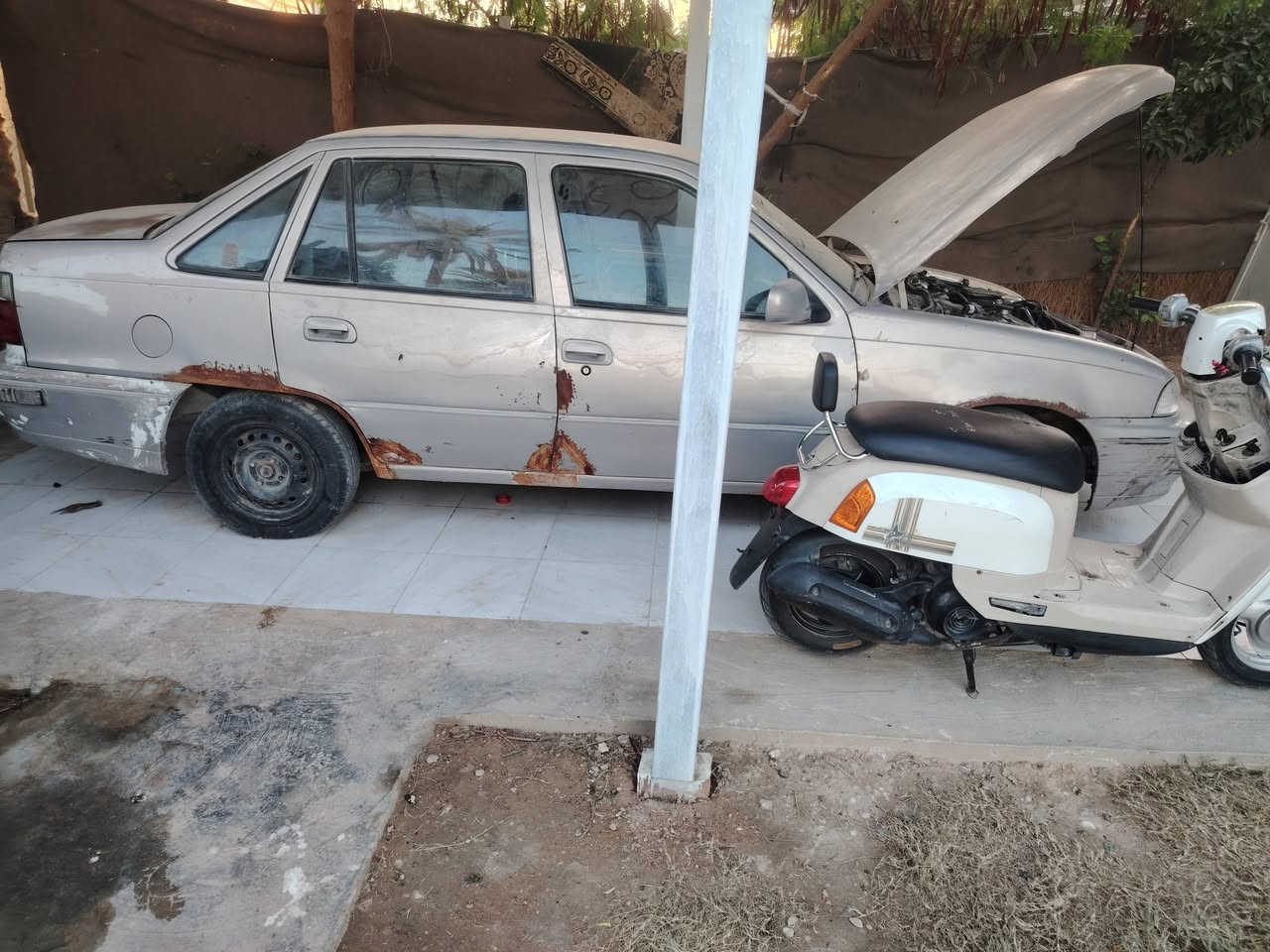 دايو سلو موديل 1996 سياره بلاديه كهربائياته بلاديه مكينه كير مكفولات... ضمان.. سياره عمبار بريك جديد وايرات ابلاكات جدد... ماتشتغل طافيه تحمله بكرين رقم بابل صاحبه يريد تحويل... اضمن الك محرك جديد  بس شغله كهربائيه... رقم الهاتف *********** مكاني كربلاء السعر 18
