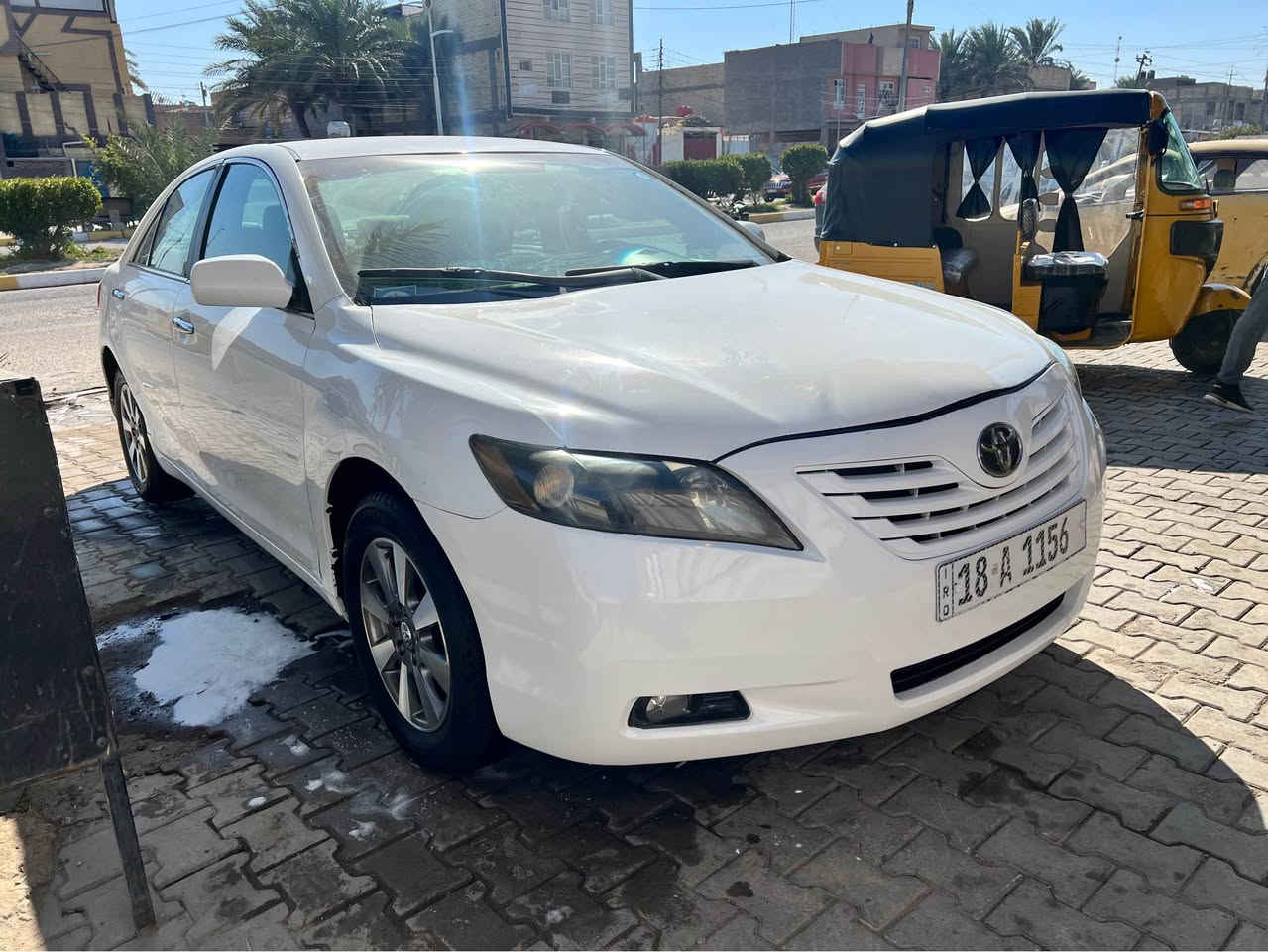 السلام عليكم 
للبيع كامري 2007 وارد امريكي حادث جاملغ وبنيد رقم بابل دولي بسمي هزة وسنوية وارقام جديد للـ2031 مكينة كير حدادية تخم تاير جاهز ادامة كاملة على منظومة الوقود مكينة 4 مكاني كربلاء 
للاستفسار *********** كربلاء, العراق
