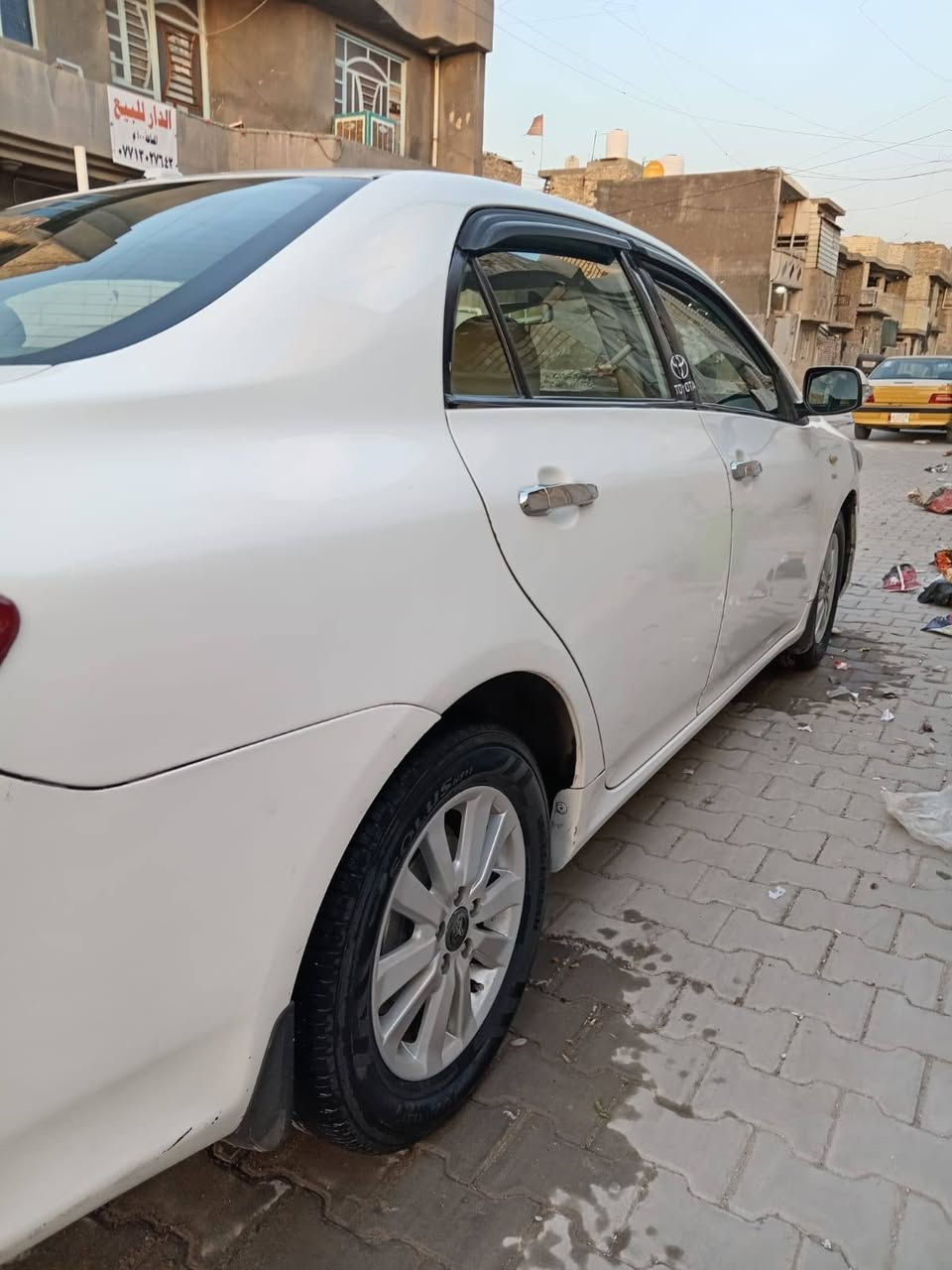 سلام عليكم كورلا موديل 2009 امريكي للبيع مكينه 1800 مصبوغه عام رقم بغداد بسمي مكانه بغداد الحرية
حداديه جديده تخم تايرات جديد امامي  تدفئه +تبريد شغال   رقم تلفون  (***********) سعره (102)وبيه مجال شي قليل
