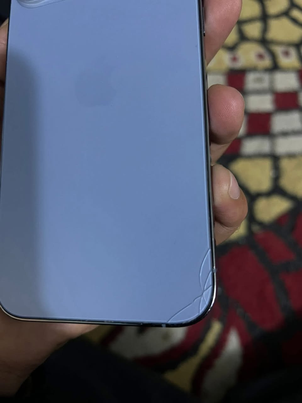 ايفون 13 بروس ماكس بحري
ذاكره 256 

بطاريه 79

بي كسر بل ضهر بسيط مثل ما مبين بل صوره وما مأثر على جهاز ابد 

شاشه مبدله نوعيه اصليه لا تصفن ولا تعلك بل استخدام وبل استخدام القوي متوكف وانطي بيها ضمان 

بدون ملحقات فقط كفر 

سعر 550قفل شراي تعال خاص وشكرا.

إذا مراوس حسب شعندك نزل 
***********
