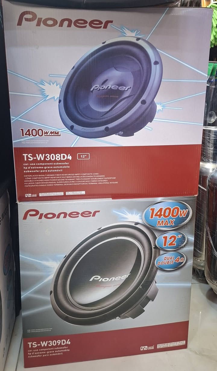 🔥 عرض خاص 🔥
🎵 سبووفرات Pioneer الأصلية لعشاق الباس القوي والصوت النظيف 🎵
✅ سبووفر 12 إنش TS-W308D4 / TS-W309D4
✅ سبووفر مسطح TS-WX812 مناسب للمساحات الصغيرة
✅ أداء قوي وجودة صوت ممتازة
✅ مناسب لجميع أنواع السيارات
💥 عرض لفترة محدودة 💥
اشترِ الآن واستمتع بصوت يهز السيارة بأقوى باس!
📍اليمان لزينة 
📞 0968462672
🚗 جهّز سيارتك بأفضل أنظمة الصوت بأسعار منافسة وخدمة مميزة.
📩 للحجز والاستفسار تواصل معنا عالخاص
🚗 اليمان لزينة السيارات 💥 — للأفضل دائم
#GT_CAR
#اكسسوار_سيارات
#زينة_سيارات
#سوريا
#حلب


**إذا كنت صاحب هذا الإعلان وتريد حذفه لأي سبب، رجاءا أرسل رسالة إلى الدعم الفني**