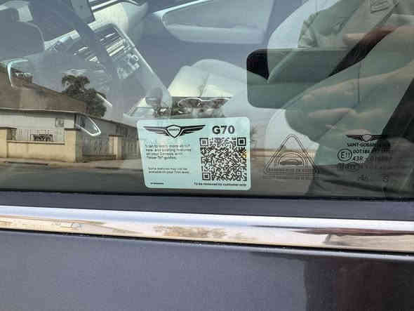 ‏‎سلام عليكم  
#اخي  رجاء لا ما تشتري لا تنطي موعد وتكول جاي 
جينيسس  G70 

‏‎موديل 2025دخول جديد 

‏‎حادث : بنيد وجاملغ نفس لون اصلي تفصيخ هوه ودعاميه  فقط

‏‎
‏‎  
‏‎محرك :2500 توربو السرعا 300

‏‎المواصفات
—————————
‏‎
‏‎- رادار امامي
‏‎ قيادة ذاتية 
‏‎- تحذير تصادم امامي
‏‎- تحذير تصادم خلفي
‏‎- نقطة عمياء
‏‎- محافضة على المسار
‏‎- تحذير من خروج المسار
‏‎- كشنات جلد‎‎
‏‎- شاشة كار بلي + اندرويد اوتو
‏‎- تبريد خلفي مناخين
‏‎- سايد بريك كهربائي
‏‎-- جنطة خلفية ذكية  

‏‎سعر 188 رخص من سوناتا  تصل وتدلل 
‏‎ 
هـ:: ‭***********
