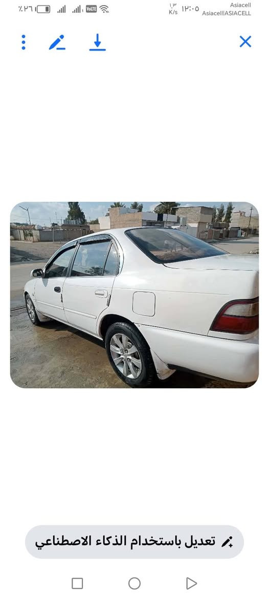 كورلا موديل 94 بدون صبغ بأسمي سيارة جاهزة شرط التحويل بدون وكاله السعر 65للتواصل الأتصال على الرقم ***********
