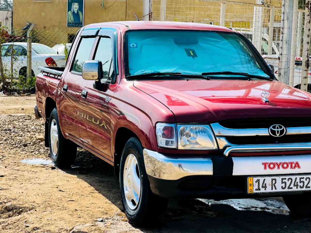 اسلام عليكم احبتي ❤️
سياره للبيع تويوتا هايلوكس دبل قماره                                     موديل : 2005
مكينه :2.7VVT-i 
سعر : 125ورقه
الموصفات:كويتي فول 1/1
الموقع📍 :ذي قار الرفاعي مقابيل تقاطع سيد احمد الرفاعي 
تحويل ثاني يوم 
الاستفسار الانتصل
***********
