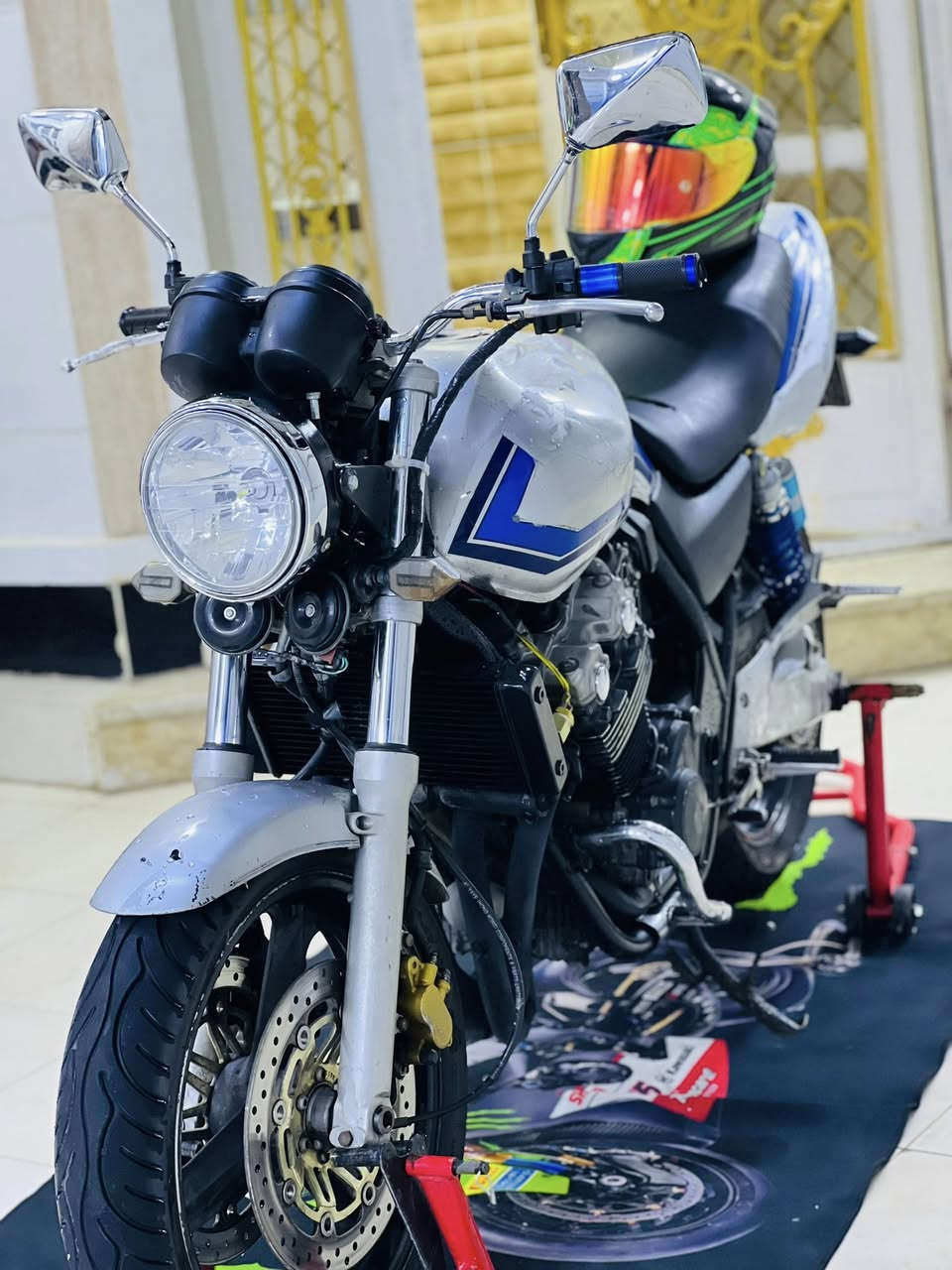 دراجه سيبي فور 400 تعليمي 8 ولف رقم او سنويه تحويل ثاني يوم محرك كفاله 
السعر 16 او بيها مجال 
مكاني انبار رمادي الملعب 
***********
