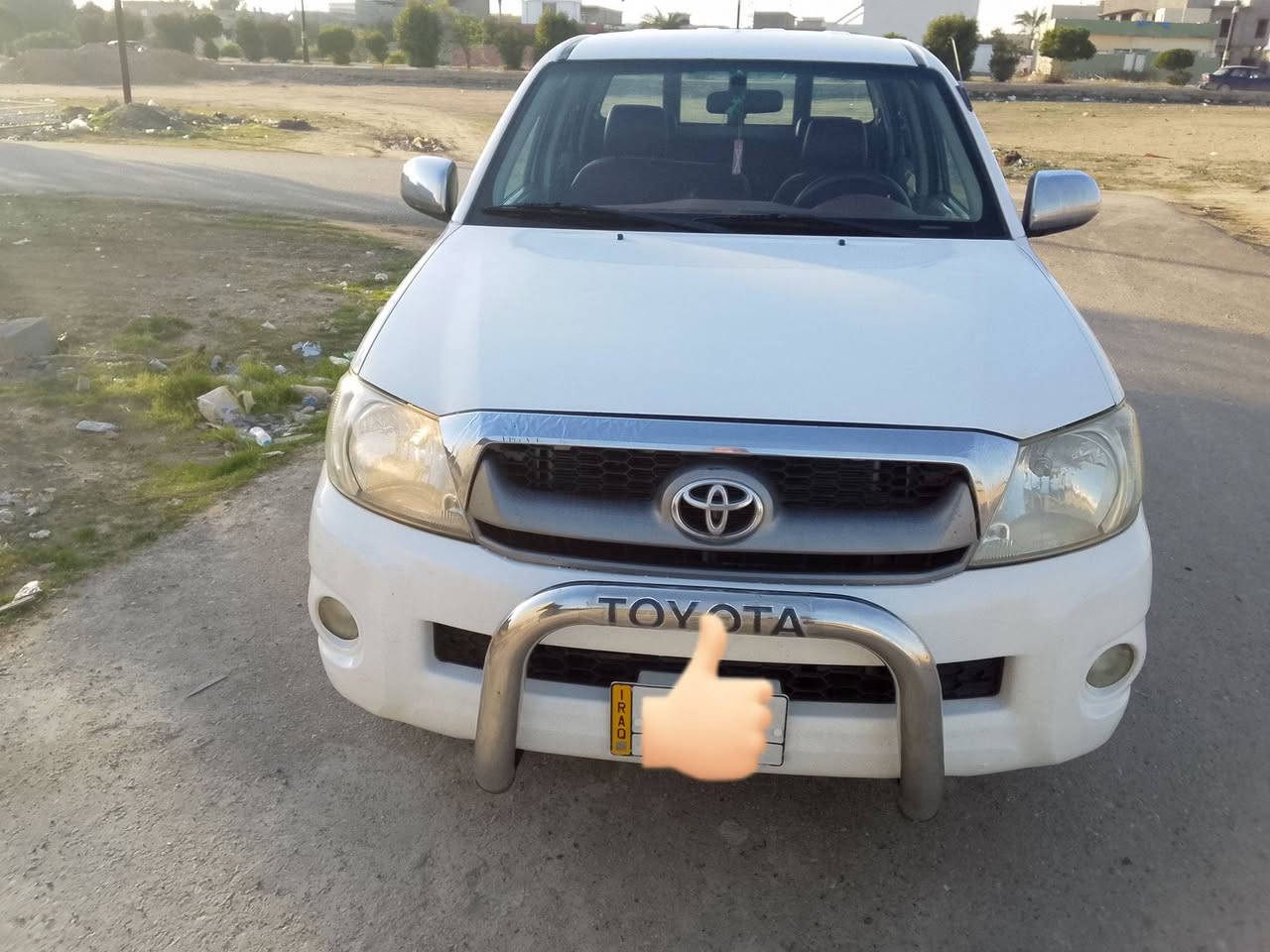 تيوتا بيك اب موديل 2011 رقم بغداد سياره جديده مكفولة من صبغ كير عادي الاستفسار يم رقم ***********
