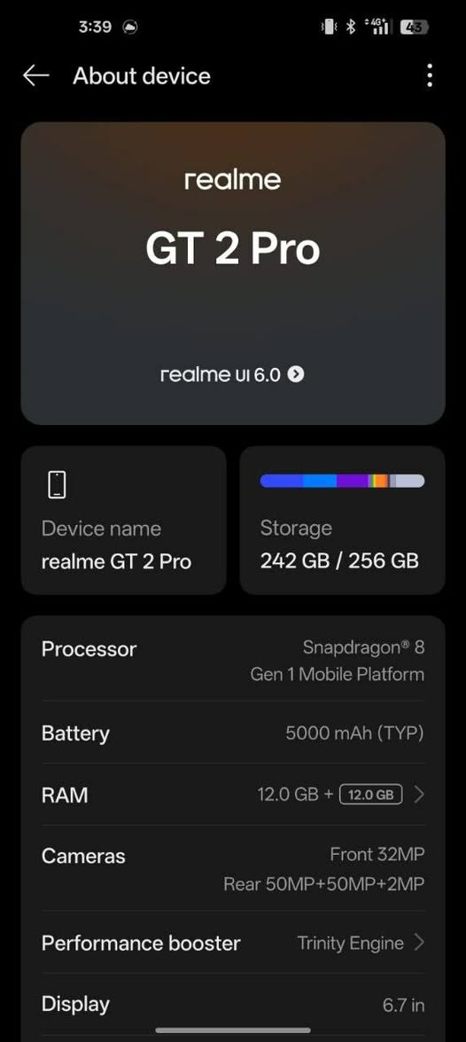 جهاز Realme GT2 Pro
جهاز Realme GT2 pro
الجهاز نظيف
الجهاز مستخدم قليل ما مفتوح

معالج سنابدراكون 8 جين 1
ذاكرة 256
عشوائية 12 + 12
مع كامل المحلقات

متوفر توصيل
سعره ب300 وبيه مجال
واتس اب ***********
