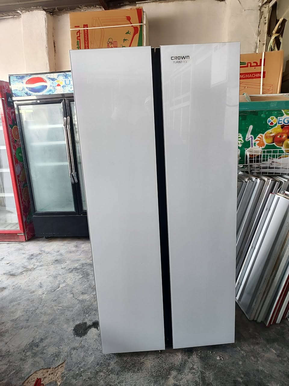 بسم الله ما شاء الله وصول غراض مستخدم و جديد عارضات مجمدات ثلا0ات طباخات رفوف جداري سفينه وسطيه كلشي متوفر االمقداديه الهارونيه طريق امام ويس ***********
