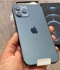 ايفون12برو ماكس وتر بروف 256 البطاريه83 دبل خط غراضه وباكيته وياه وشحن...