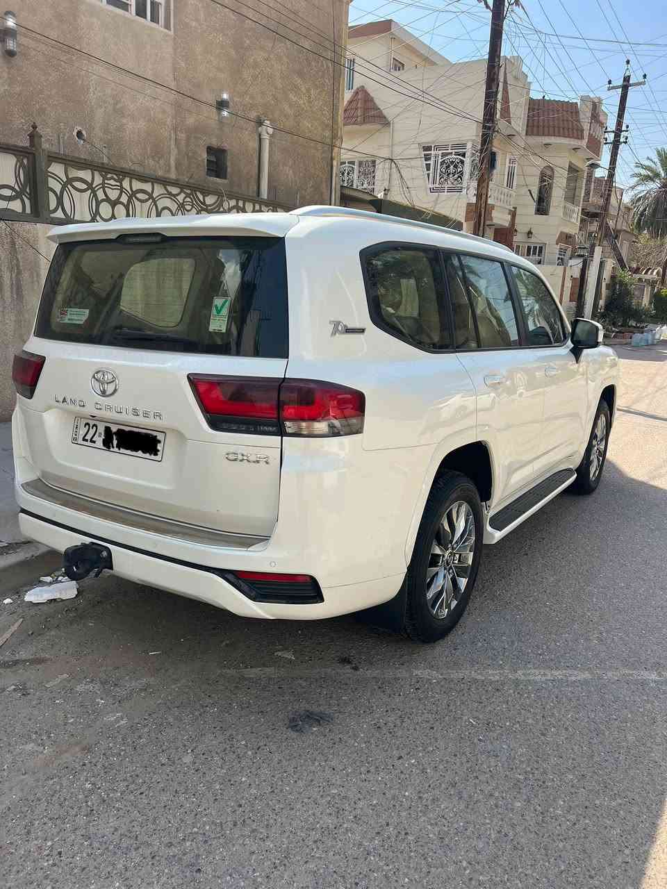 السلام عليكم لاندكروز 2022 زيرو ماشيه 10 الأف كفاله عامه شركت ساز  ام الضمان رقم اربيل بئسمي تحويل او وكاله مكانها بغداد 
رقم التليفون ***********
